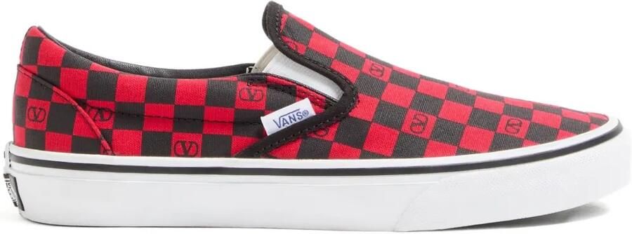 Valentino Garavani x Vans Vlogo geruite sneakers Rood