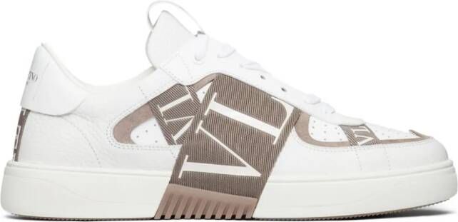 Valentino Garavani VL7N low-top leren sneakers Wit