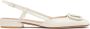 Valentino Garavani VLogo slingback ballerina's Beige - Thumbnail 1