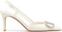 Valentino Garavani Vlogo slingback pumps Wit - Thumbnail 1