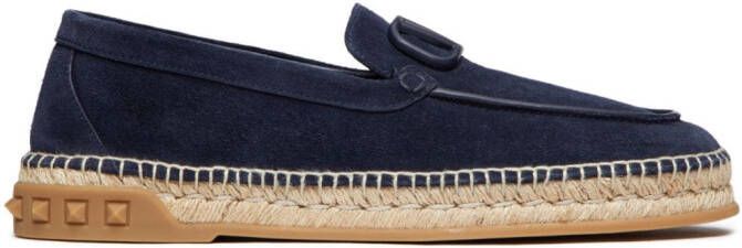 Valentino Garavani VLogo Signature espadrilles Blauw