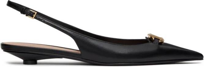 Valentino Garavani VLogo Signature leren pumps Zwart