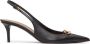 Valentino Garavani VLogo Signature leren slingback pumps Zwart - Thumbnail 1