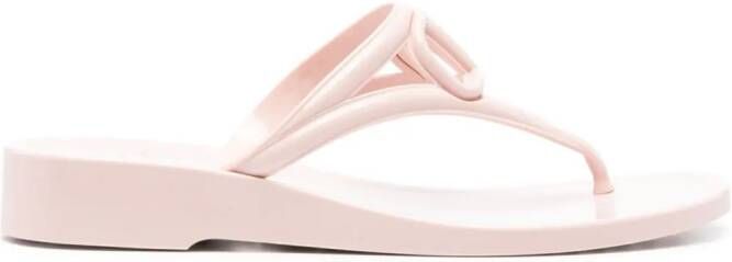 Valentino Garavani VLogo Signature sandalen Roze