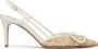 Valentino Garavani Vlogo slingback pumps Beige - Thumbnail 1