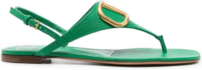 Valentino Garavani VLogo slingback sandalen Groen