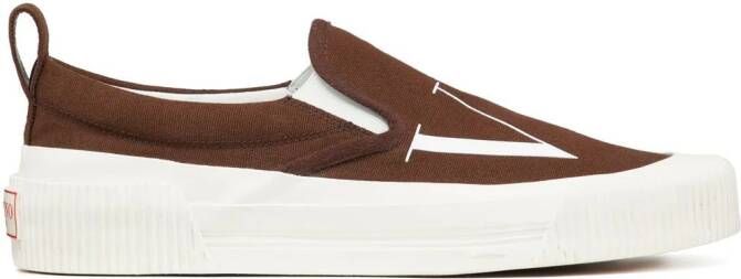 Valentino Garavani VLTN slip-on sneakers Bruin