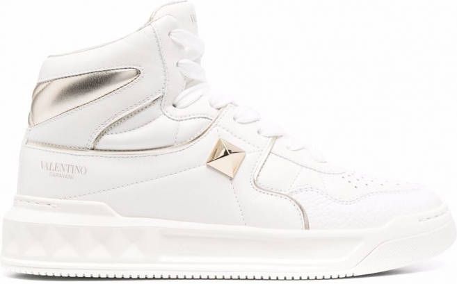 Valentino Garavani Rockstud sneakers Wit