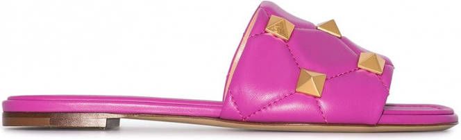 Valentino Garavani Roman sandalen met studs Roze
