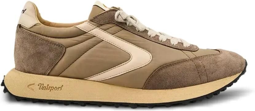 Valsport Vantage sneakers met suède vlakken en logo-patch Bruin