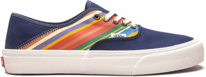 Vans Authentic Retro Stripes sneakers Blauw