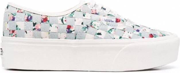 Vans Authentic Stackform sneakers met plateauzool Blauw