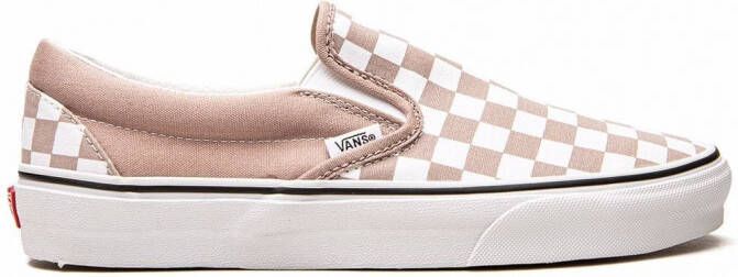 Beige checkerboard sales vans