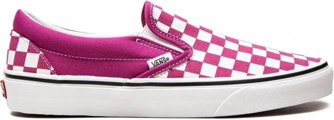 Vans "Classic Checkerboard slip-on sneakers" Roze