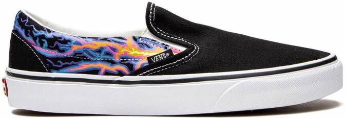 Vans Classic slip-on 'Electric Flame' sneakers Zwart