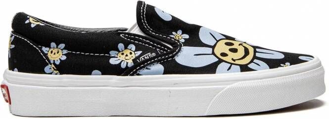 Vans Klassieke sneakers met bloe print Zwart