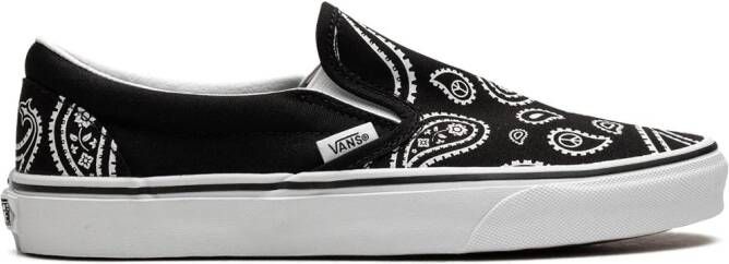 Vans "Classic slip-on Peace Paisley sneakers" Zwart