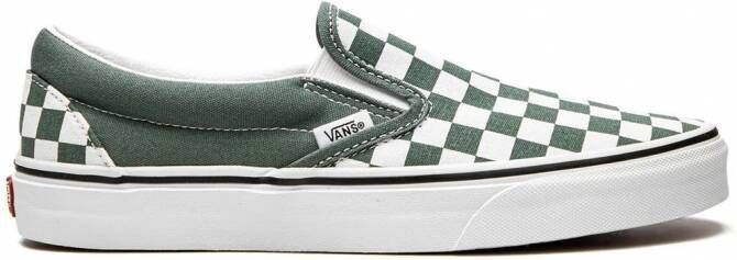Vans Eco Theory Checkerboard sneakers Groen