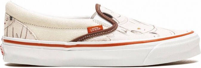 Vans Javier Calleja OG Classic slip-on sneakers Wit