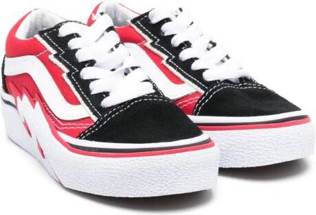 Vans Kids Old Skool 'OTW Sidewall sneakers Rood