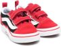 Vans Kids Old Skool sneakers met klittenband Rood - Thumbnail 1