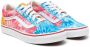 Vans Kids Old Skool sneakers met tie-dye print Blauw - Thumbnail 1