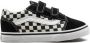 Vans Kids Old Skool V Primary geruite sneakers Zwart - Thumbnail 1