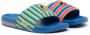 Vans Kids x Sesame Street gestreepte sandalen Blauw - Thumbnail 1