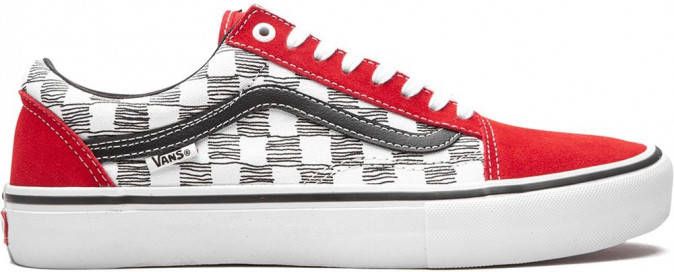 Vans Old Skool Pro sneakers Rood