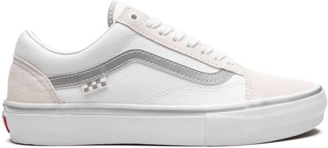 Vans Old Skool sneakers met reflecterende vlam Wit