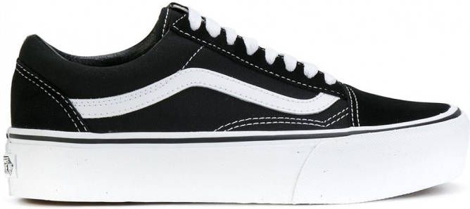 Vans Old Skool sneakers met plateauzool Zwart