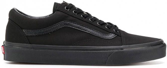 Vans Old Skool sneakers leer katoenrubber leer katoen 4.5 Zwart