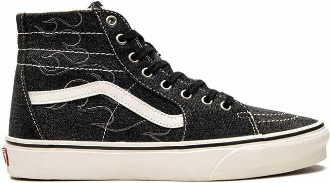 Vans Sk8-Hi denim sneakers Zwart