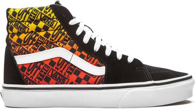 Vans Sk8 Flame high-top sneakers Zwart