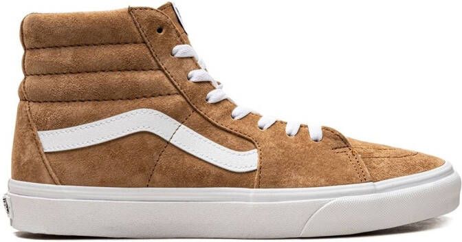 Vans Sk8-Hi suède sneakers Bruin