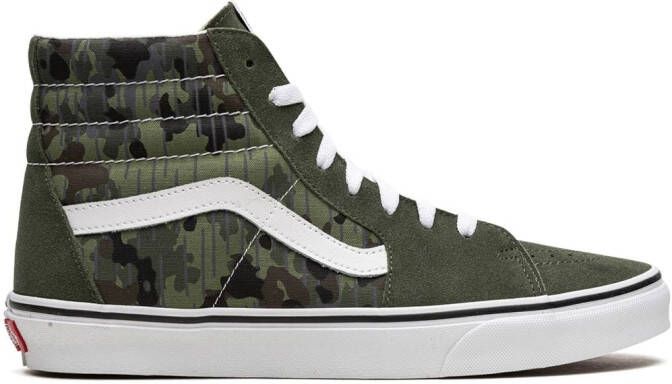 Vans "SK8-Hi Rain Camo Green sneakers" Groen