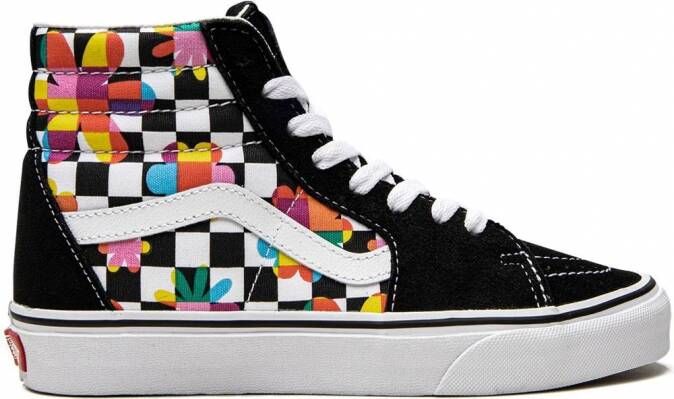 Vans SK8-Hi sneakers met bloe print Zwart