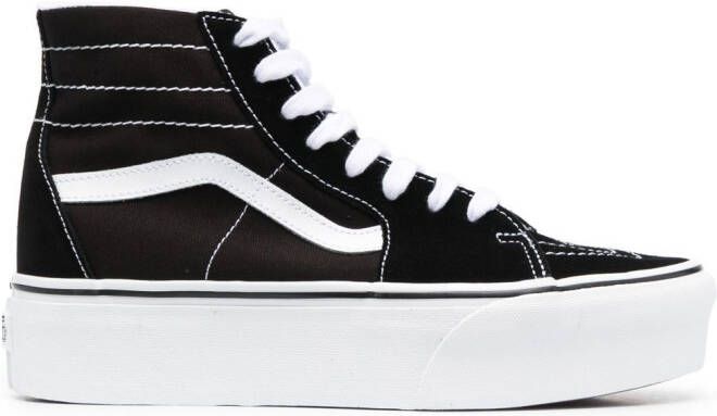 Vans Sk8-Hi sneakers met plateauzool Zwart