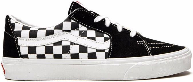 Vans Sk8 Low Checkerboard sneakers Zwart