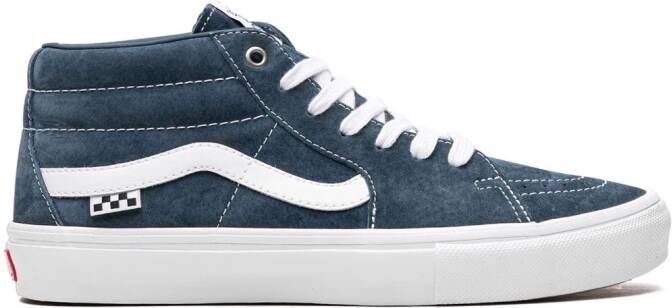 Vans Skate Grosso Mid "Blue White" sneakers Blauw