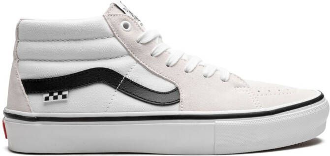 Vans "Skate Grosso Mid White Black sneakers" Beige