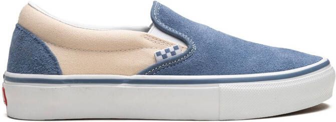 Vans "Skate slip-on Cream sneakers" Blauw