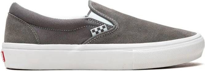 Vans "Skate slip-on Grey White sneakers" Grijs