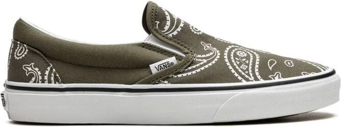 Vans "Slip-on Peace Paisley sneakers" Groen