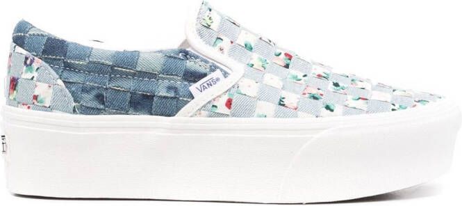 Vans Sneakers met bloemenprint Blauw