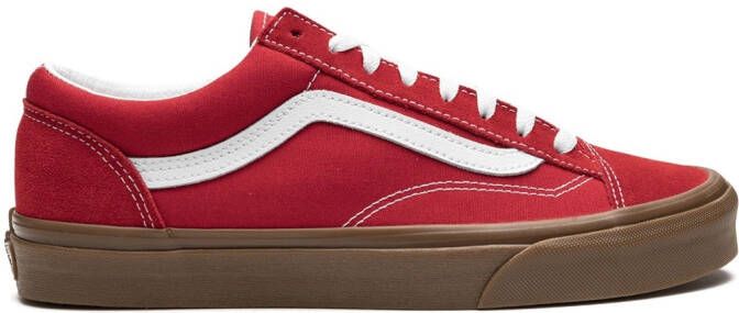 Vans Style 36 canvas sneakers Rood