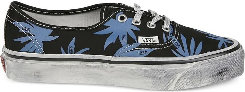 Vans Authentic 44 sneakers met bladerprint Zwart