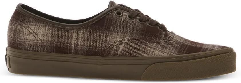 Vans Authentic Flannel geruite sneakers Bruin