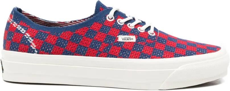 Vans Authentic geruite sneakers Rood