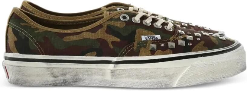 Vans Authentic sneakers met camouflage-print Groen